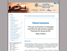 Tablet Screenshot of healthnetaeromedical.com